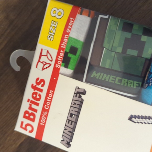 NWT Minecraft Briefs (5) - Picture 3 of 5